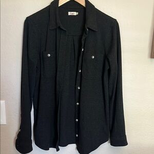 Faherty Charcoal long sleeve size S